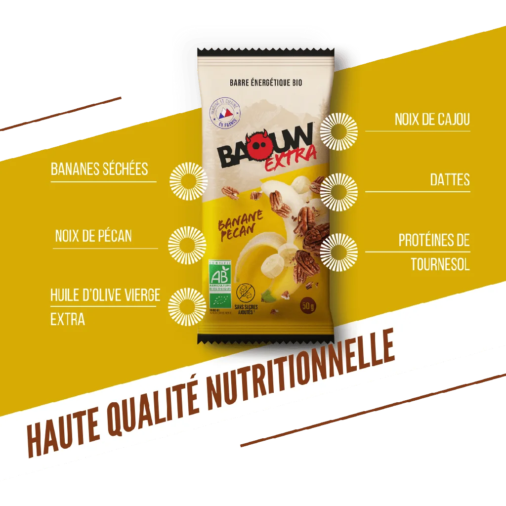 Baouw Barre Extra BIO Banane 50g