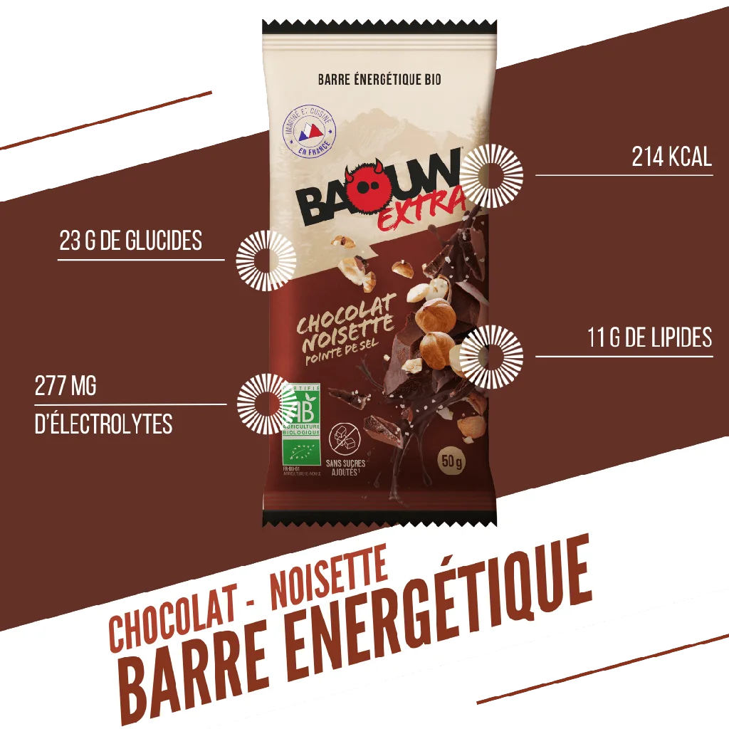 Baouw Barre Extra BIO Chocolat 50g