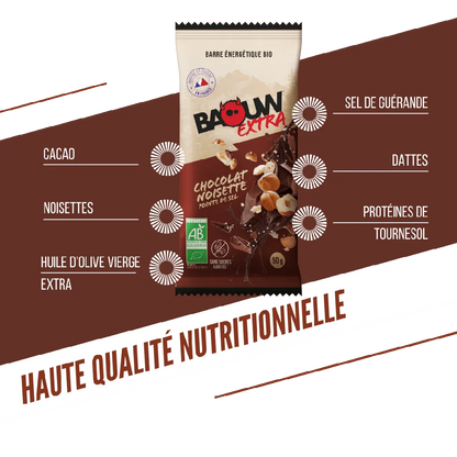 Baouw Barre Extra BIO Chocolat 50g