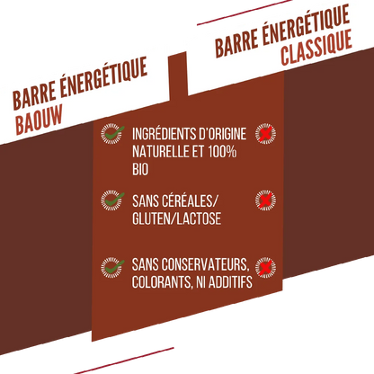 Baouw Barre Extra BIO Chocolat 50g