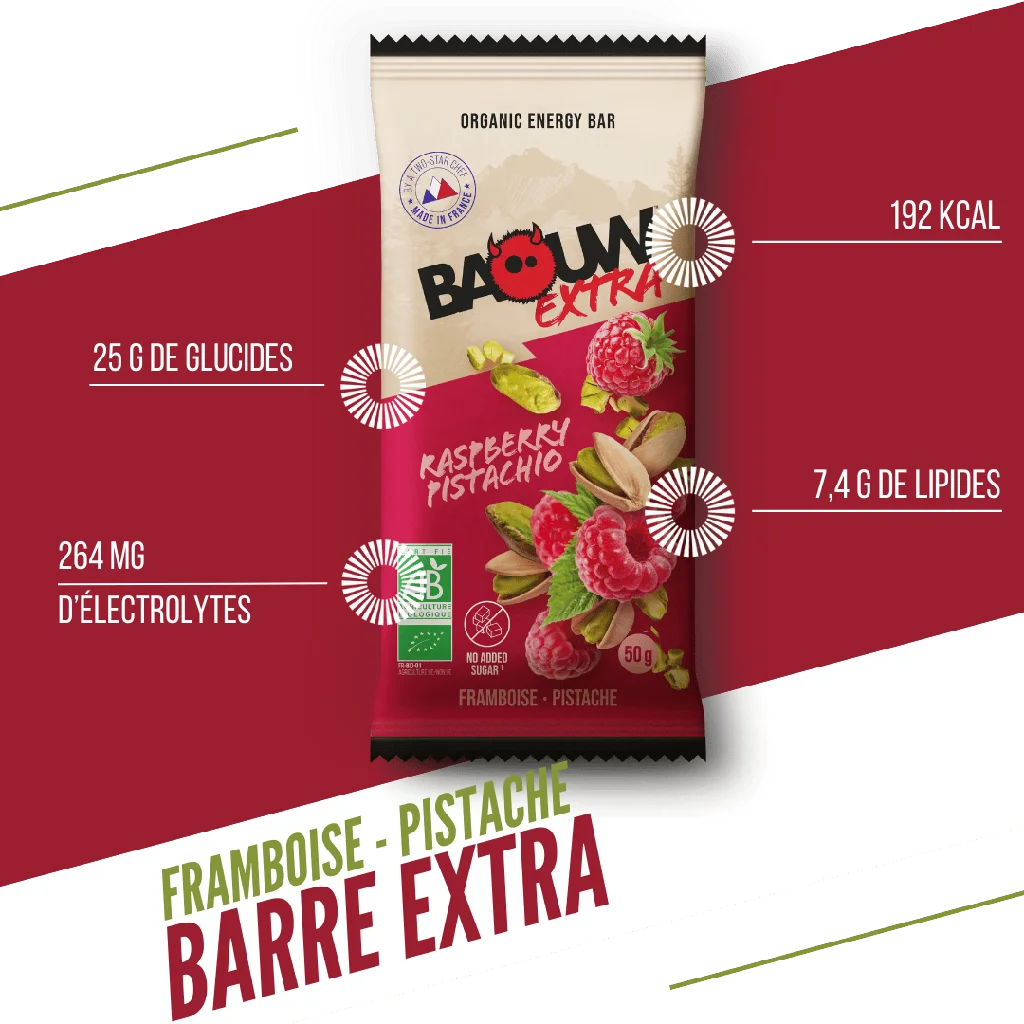 Baouw Barre Extra BIO Framboise 50g