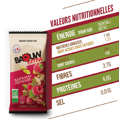 Baouw Barre Extra BIO Framboise 50g