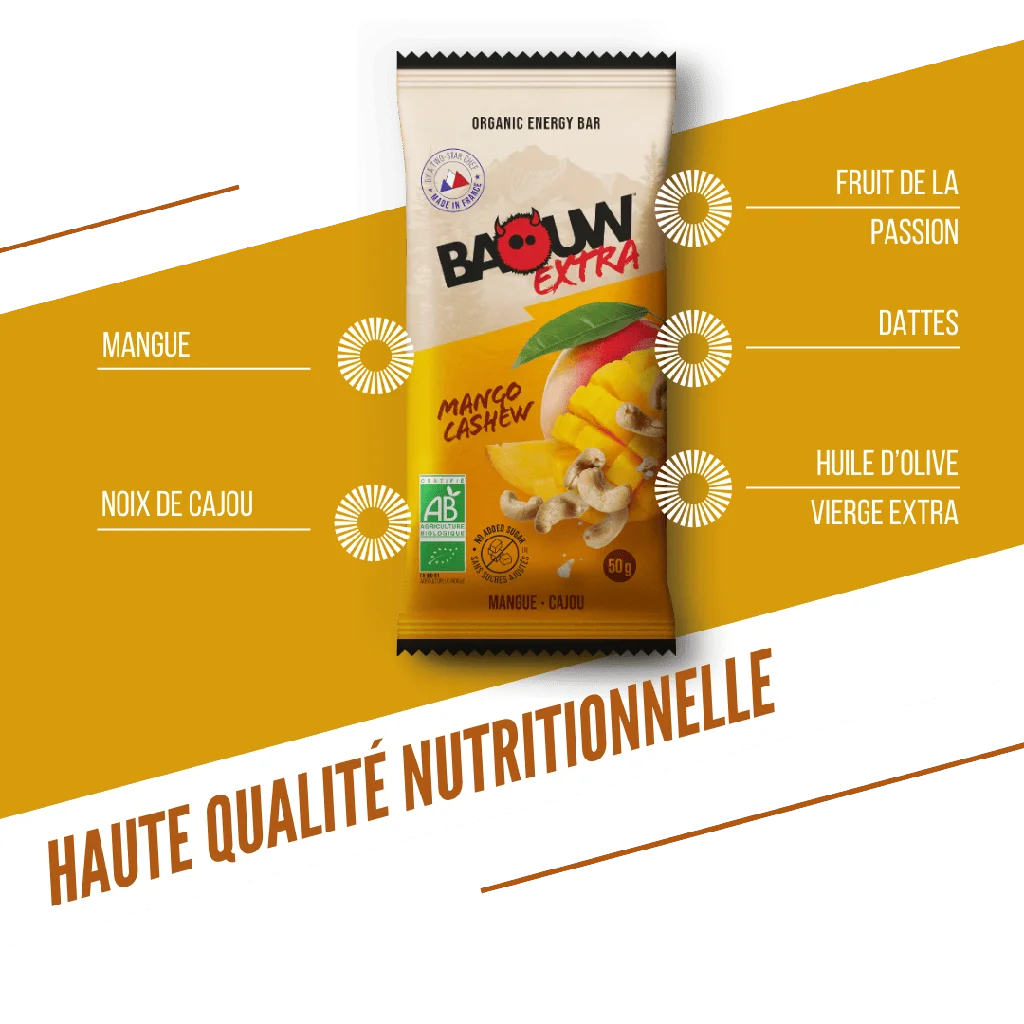 Baouw Barre Extra BIO Mangue 50g