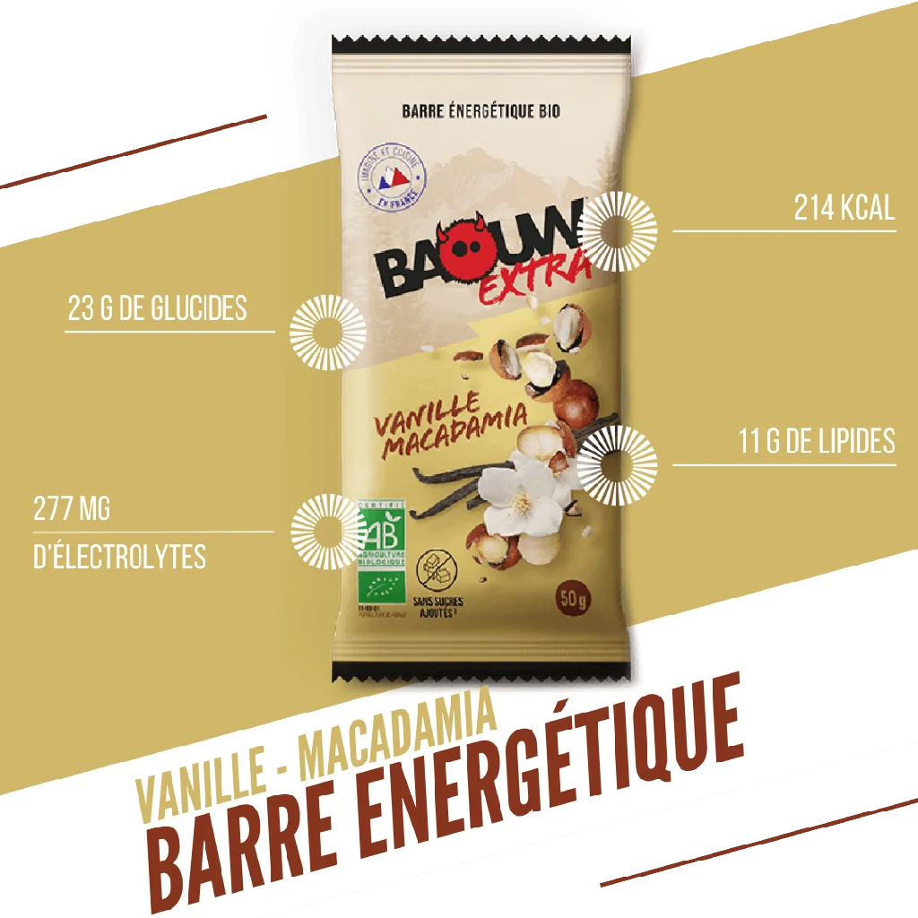 Baouw Barre Extra BIO Vanille 50g