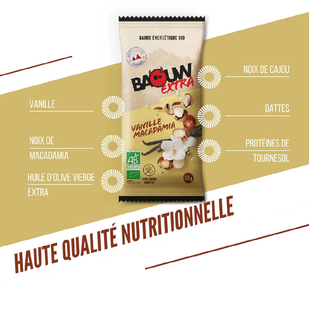 Baouw Barre Extra BIO Vanille 50g