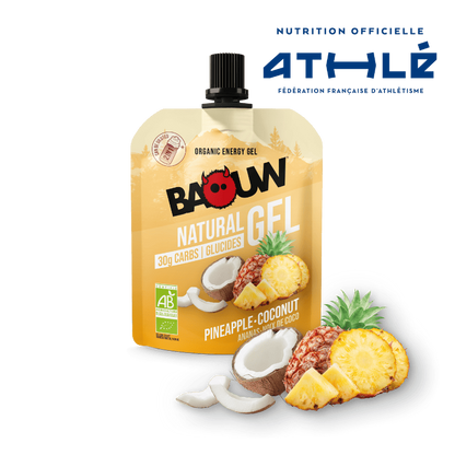 Baouw Gel naturel BIO Ananas-Noix de coco 85g