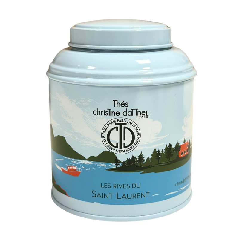 Thé blanc "Rives du St Laurent" Boite métal