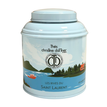 Thé blanc "Rives du St Laurent" Boite métal