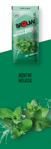 Boisson énergétique Menthe-Mélisse. Sachet de 45 gr
