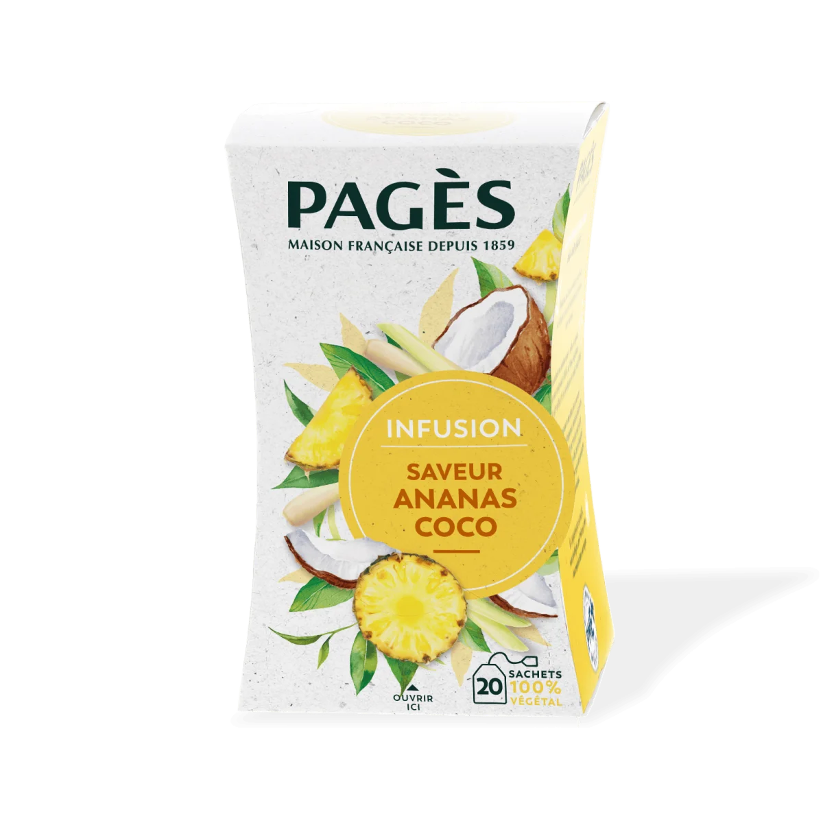 Pagès Infusion Ananas Coco x20