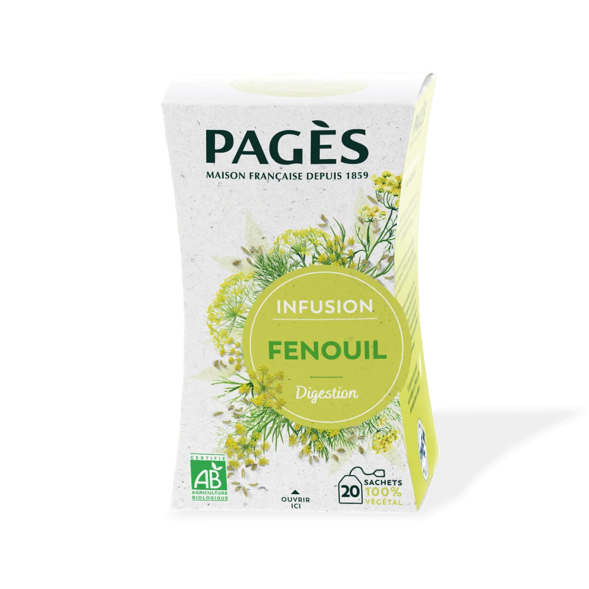 Pagès Infusion BIO Fenouil x20