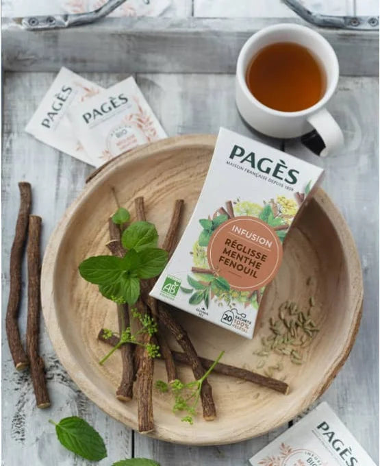 Pagès Infusion BIO Réglisse Menthe Fenouil x20