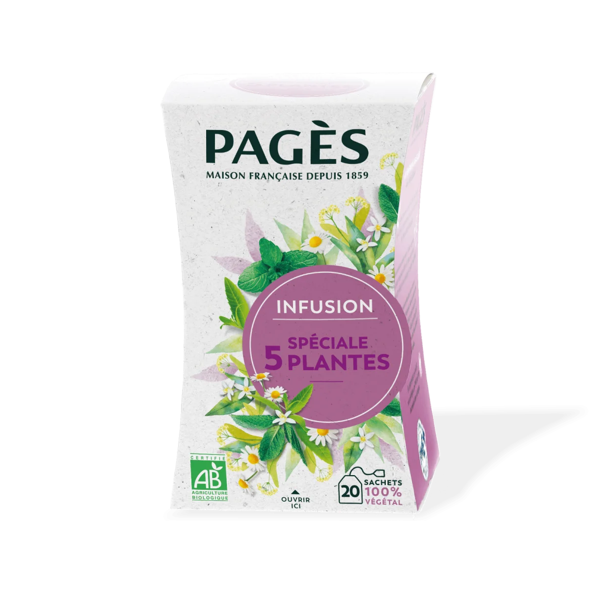 Pagès Infusion BIO Spéciale 5 plantes x20