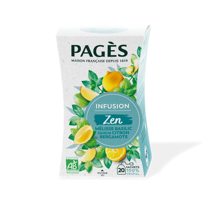 Pagès Infusion BIO Zen x20