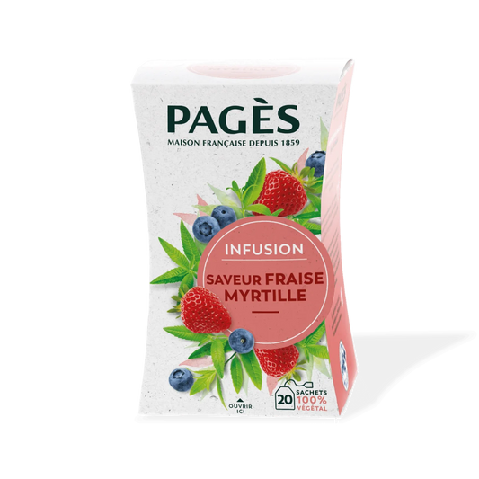 Pagès Infusion Fraise Myrtille x20