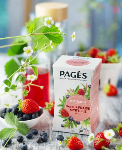 Pagès Infusion Fraise Myrtille x20