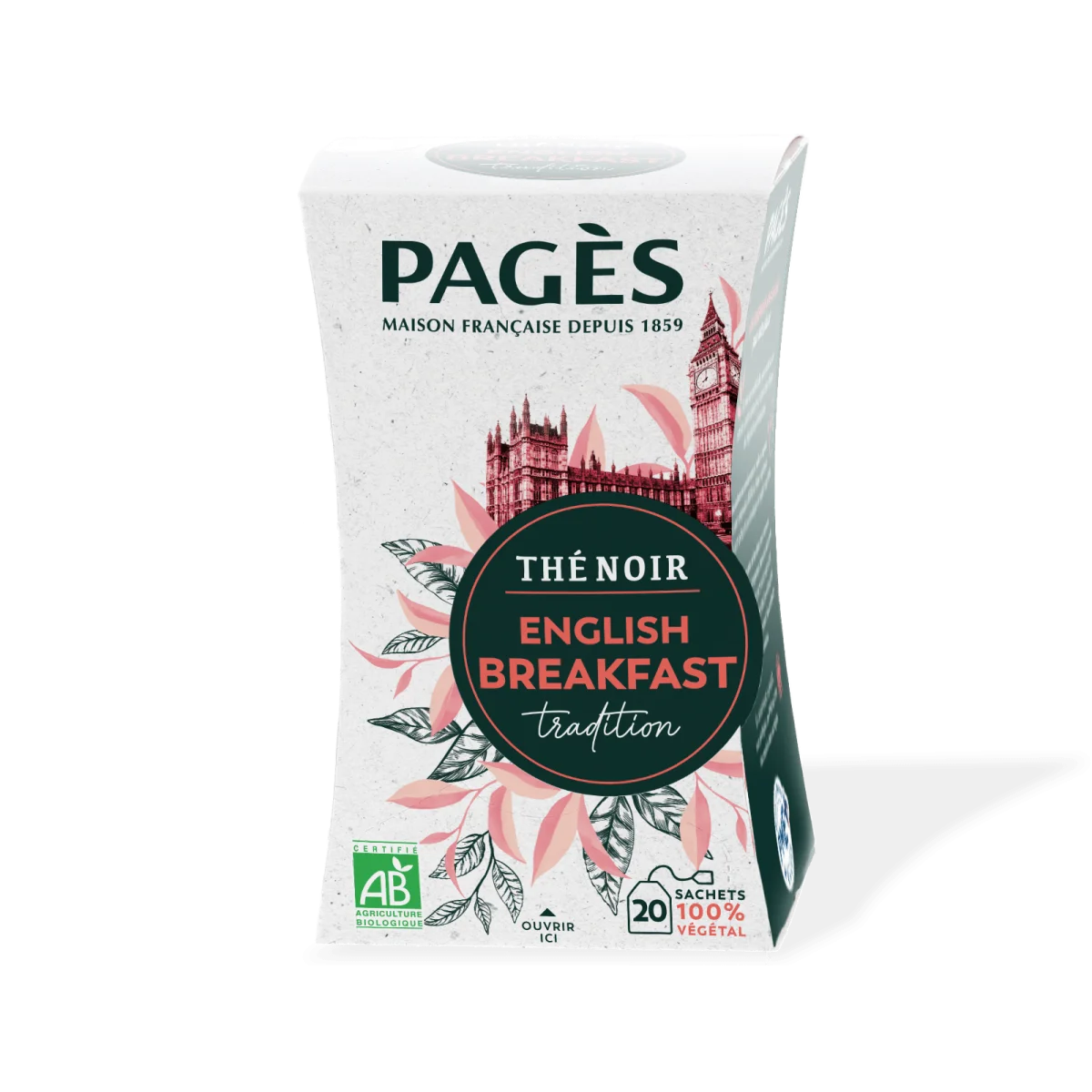 Pagès Thé Noir BIO English Breakfast x20