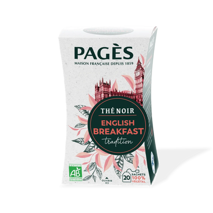 Pagès Thé Noir BIO English Breakfast x20