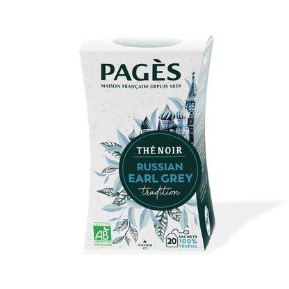 Pagès Thé Noir BIO Russian Earl Grey x20