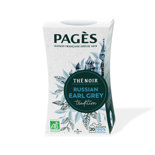 Pagès Thé Noir BIO Russian Earl Grey x20