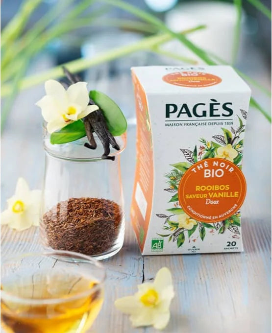 Pagès Thé Noir & Rooibos Vanille BIO x20