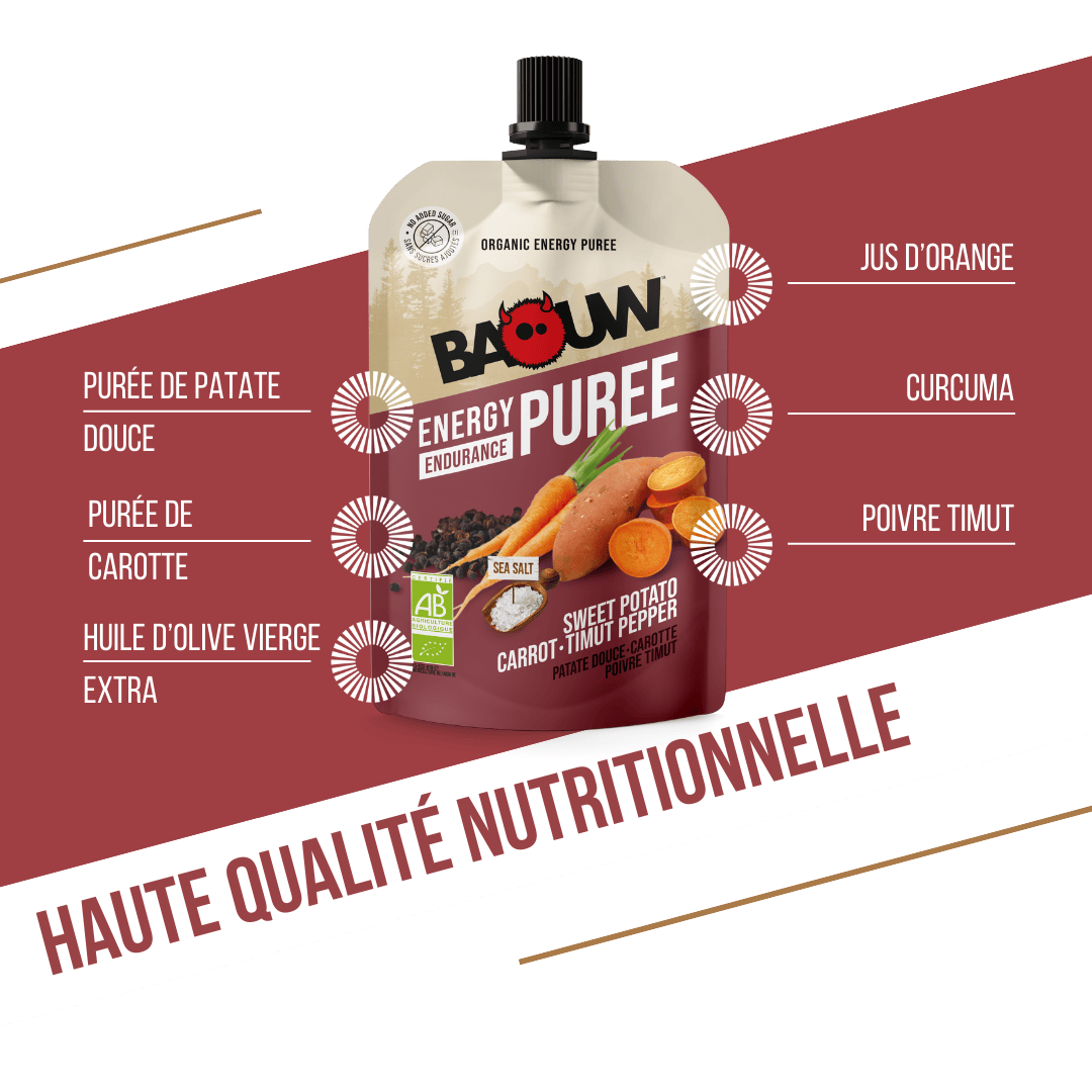 Purée bio Patate Douce-Carotte-Poivre de Timut