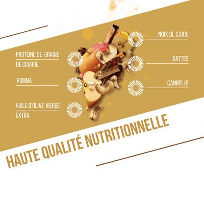 Barres protéinées bio Pomme - Cannelle