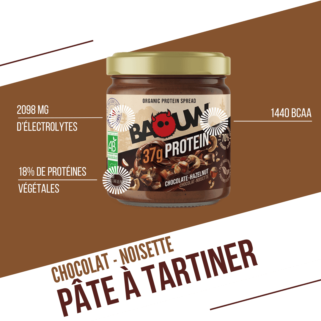 Pâte à Tartiner bio Protéinée Cacao & Noisettes