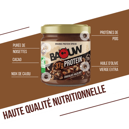 Pâte à Tartiner bio Protéinée Cacao & Noisettes