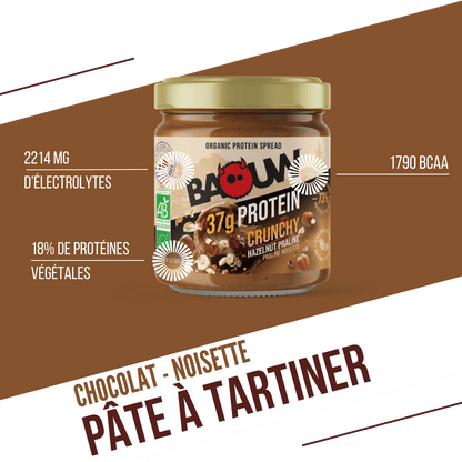 Pâte à Tartiner bio Protéinée Crunchy Praliné & Noisettes