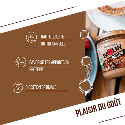 Pâte à Tartiner bio Protéinée Crunchy Praliné & Noisettes