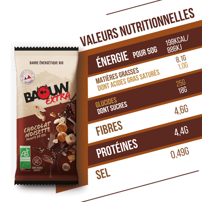 Barre Extra bio Chocolat & Noisettes