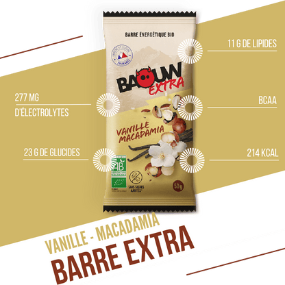 Barre Extra bio Vanille Macadamia