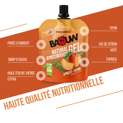Gel naturel bio Abricot & thym