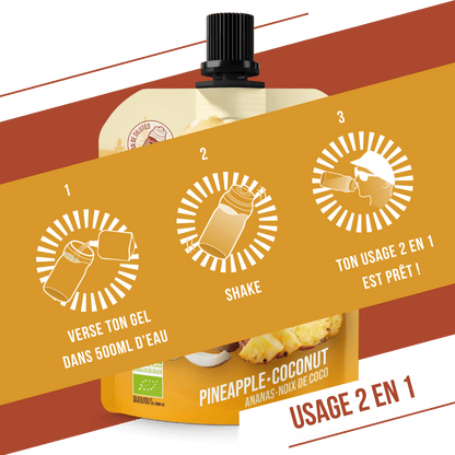 Gel naturel bio Ananas & Noix de coco