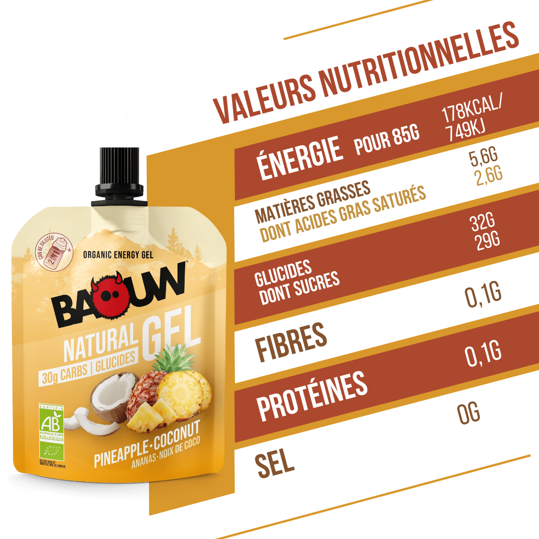 Gel naturel bio Ananas & Noix de coco