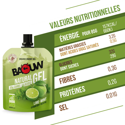 Gel naturel bio Citron Vert & Menthe