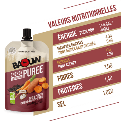 Purée bio Patate Douce-Carotte-Poivre de Timut